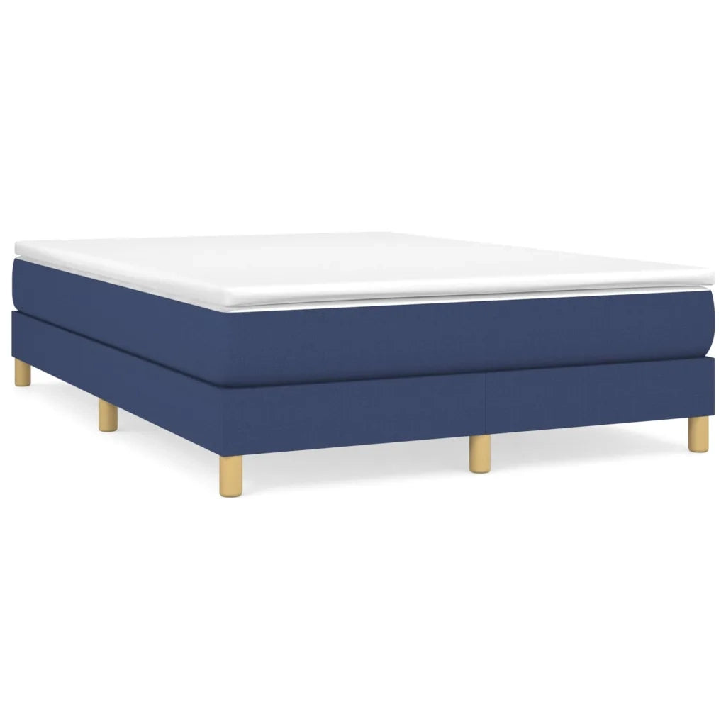 Giroletto a Molle con Materasso Blu 140x190 cm in Tessuto 3144173