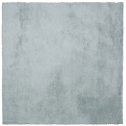 Tappeto shaggy in misto cotone e poliestere verde 200 x 200 cm soffice pelo denso