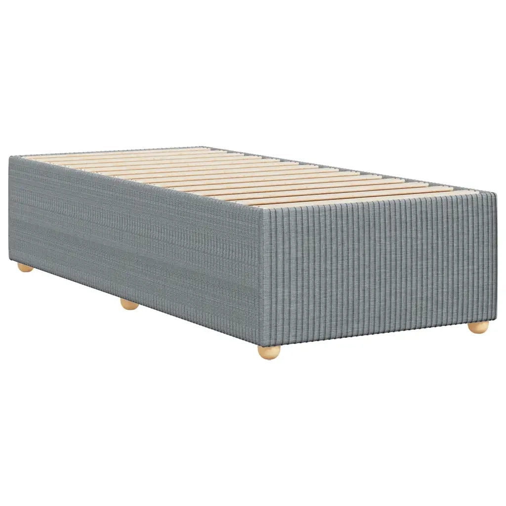 Giroletto senza Materasso Grigio Chiaro 80x200 cm Tessuto