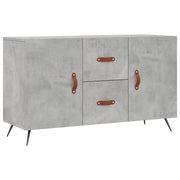 Credenza | Madia | Buffet da pranzo | Armadio da pranzo Grigio Cemento 100x36x60 cm in Legno Multistrato