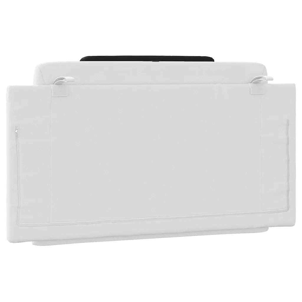 Cuscino Testiera Viana Nero e Bianco 100 cm in Similpelle CFW9332292