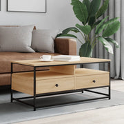 Tavolino da Salotto-Tavolino da soggiorno-Tavolo Rovere Sonoma 100x51x45cm Legno Multistrato 834218