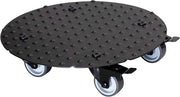 Carrello per Piante con Diametro 30 x 7,5 cm I Carrello per Fiori per Uso Indoor e Outdoor I Carrello per Contenitori in Alluminio I 2 Freni I Capacità di Carico 150 kg I Prodotto in Germania - 20700701