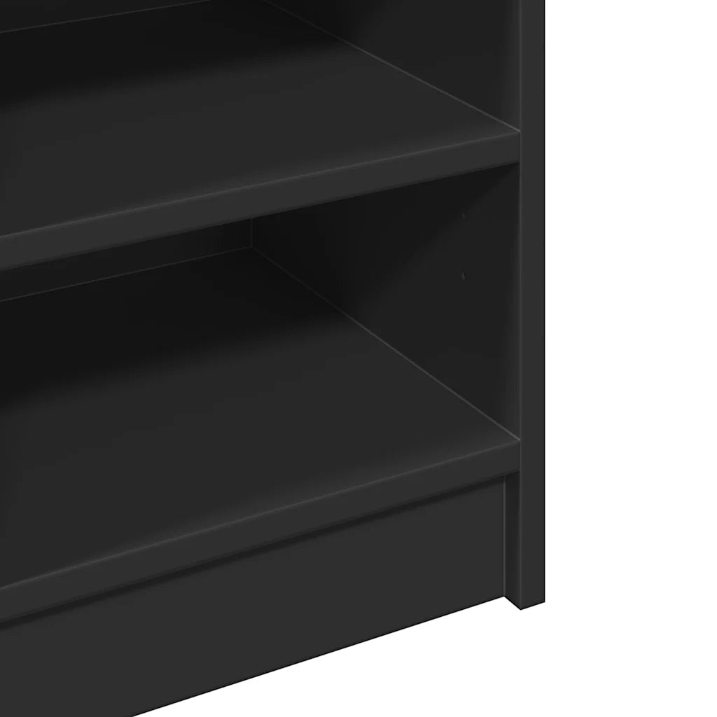 vidaXL Mobile Lavabo Nero 90x29x55 cm in Truciolato