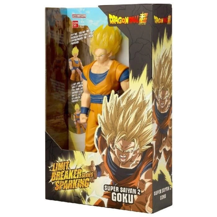 Figura gigante Limit Breaker 30 cm Super Saiyan 2 Goku - Sparking Goku Sound and Light - BANDAI - Dragon Ball Super