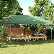 Tenda da Festa Pieghevole Pop-Up - Gazebo Verde 580x292x315 cm