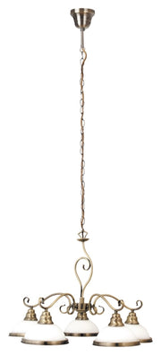 Lampadario classico Elisett Rabalux bronzo metallo 5xE27