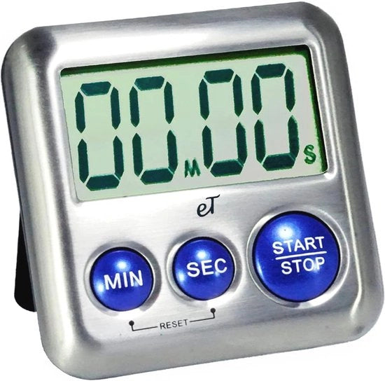 Cucina Digitale con Grande Schermo e Allarme Acuto - Acciaio Inossidabile - Spegnimento Automatico - Retro Magnetico Potente