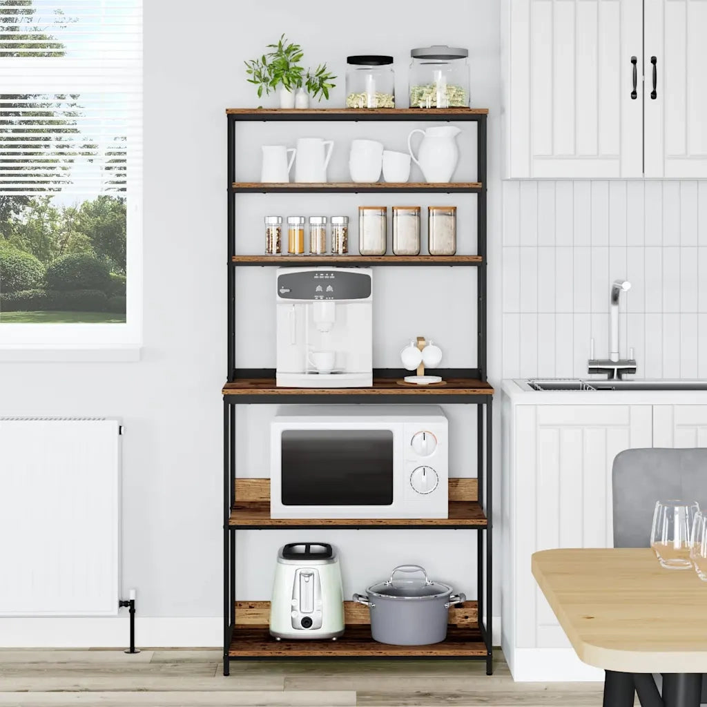 Mensola da cucina Legno vecchio 80 x 40 x 168 cm CFW8611374