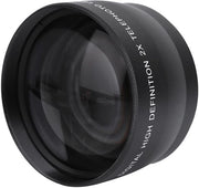 Teleconverteur 2x Amplificatore - Obiettivo Tele Universale - Vetro Ottico - Adatto per 58mm - Accessorio Fotografico - Ritratti Naturali