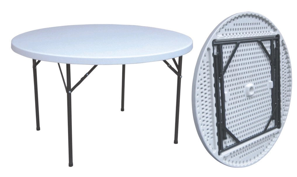 C TAVOLO IN ACCIAIO E HDPE PIEGHEVOLE D 152CM