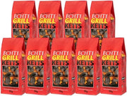 Briketti di legna da griglia premium per griglia a pallina e fumista - 24 kg