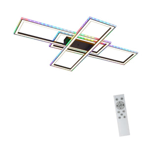 ZMH Lampada da soffitto LED grande dimmerabile telecomando RGB 50W per camera letto