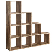 Scaffale portaoggetti a scala con 6 scomparti per libreria soggiorno camera da letto bianco 12_0005764