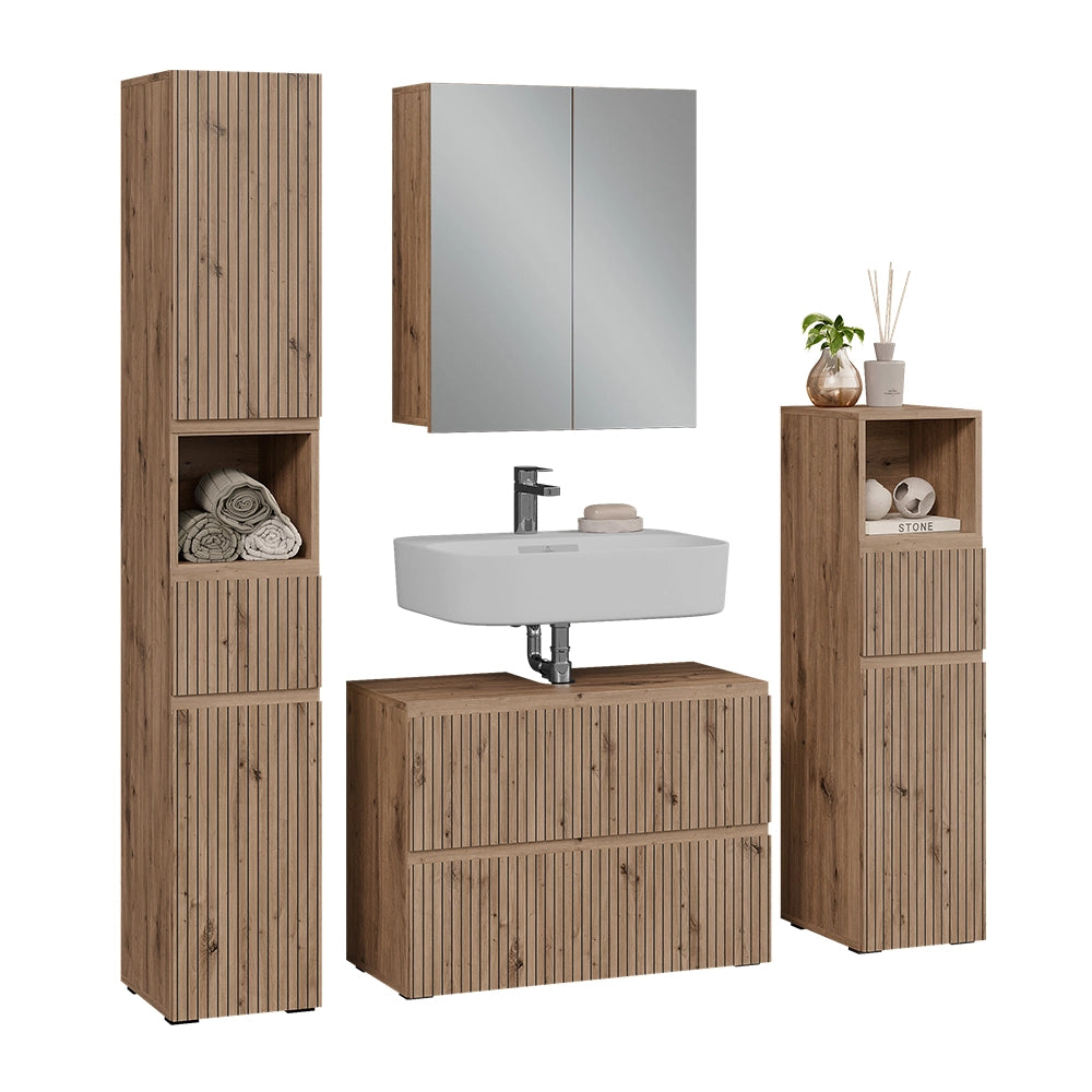 Vicco Set di mobili da bagno Artigiano 4 parti