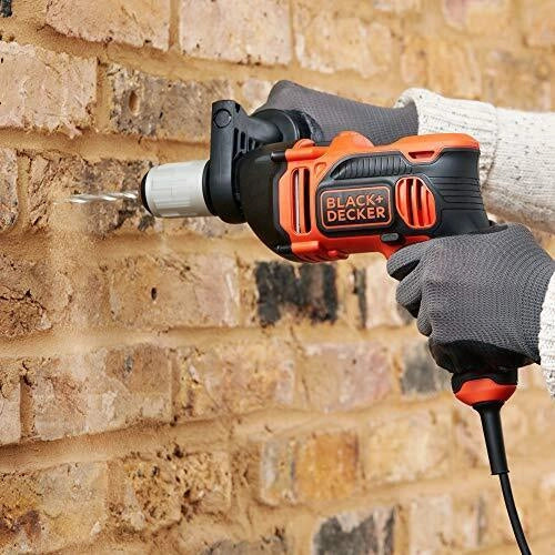 Black & Decker BEH850K 3100 Giri/min Senza chiave Nero, Arancione