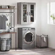 vidaXL Mobile a Parete Grigio Sonoma 69,5x34x90 cm Legno Multistrato