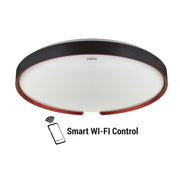 Plafoniera bagno Struhm Esperanto LED tonda 49cm nera