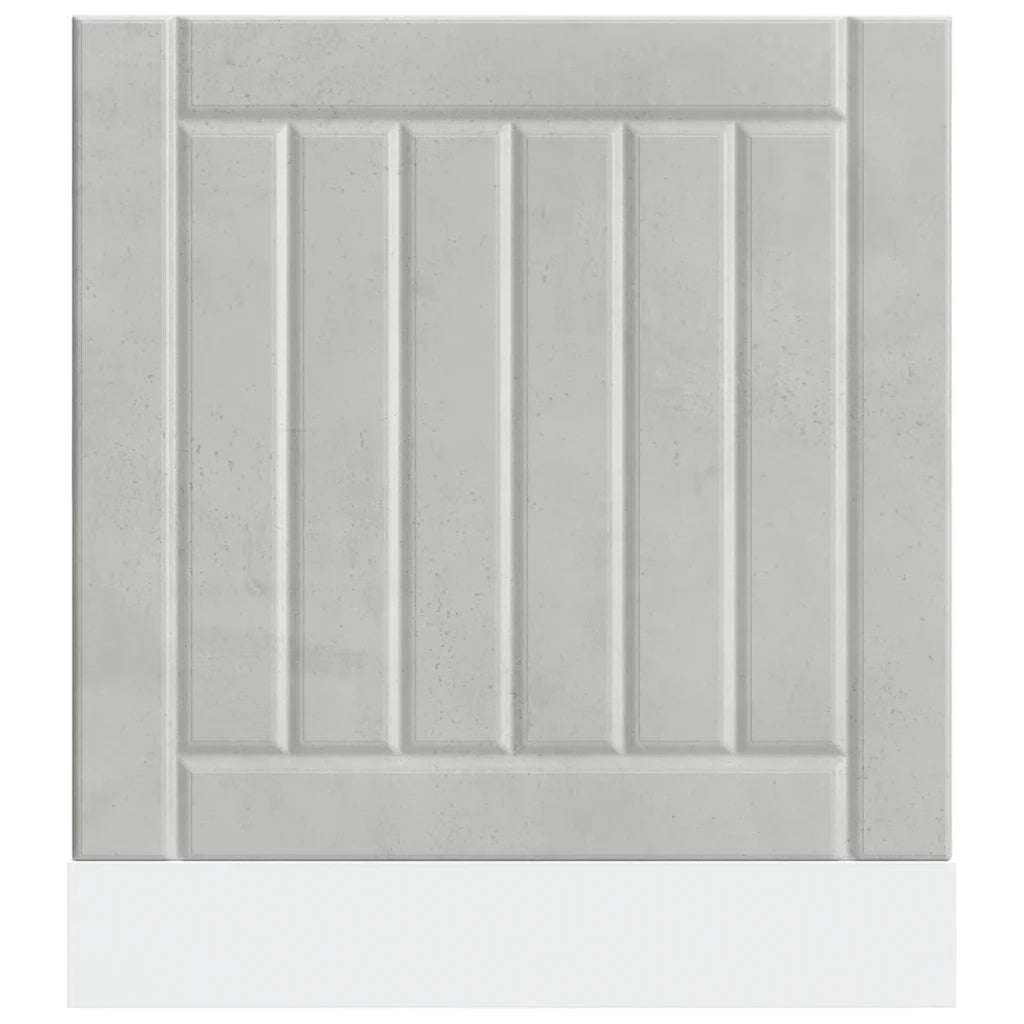 Pannello Lavastoviglie Lucca Grigio Cemento Legno Multistrato 853901