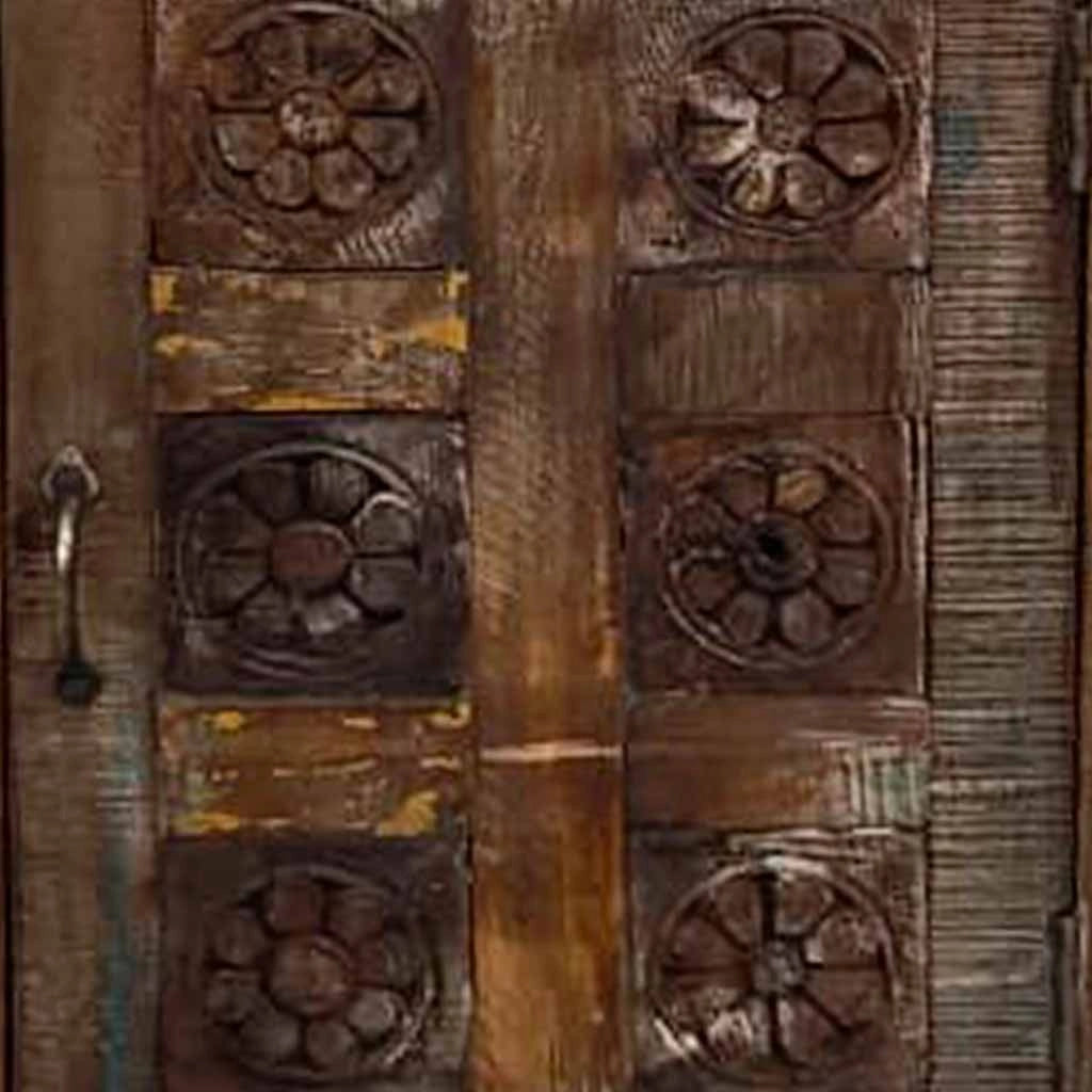 Comodino in legno fatto a mano50x36x70h cm