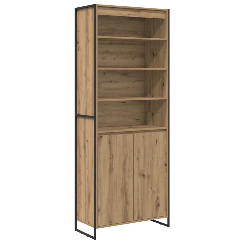 Credenza | Armadi alti Rovere Artigianale 79 x 36 x 200 cm