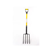 Forca da giardino - Suan - 4 rebbi - Manico in fibra di vetro - Impugnatura comoda