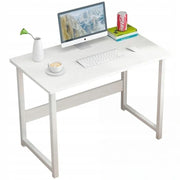 Scrivania per computer, bianca 80x37x73 cm