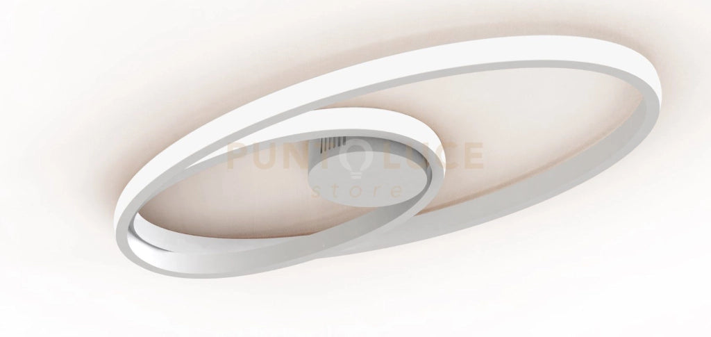 GIOVE-PLB Lampada da parete-soffitto colore bianco led  integrato dimmerabile 2800-5000k