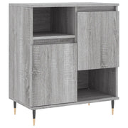 Credenza | Madia | Buffet da pranzo | Armadio da pranzo Grigio Sonoma 60x35x70 cm in Legno Multistrato