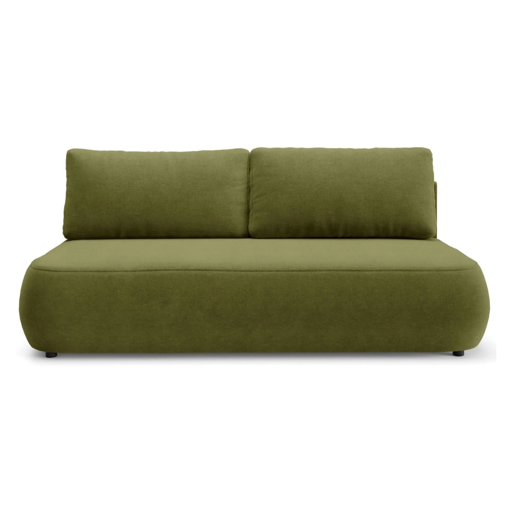 Brugnato, Divano Letto 2 Posti Contenitore, 210x106 cm Verde
