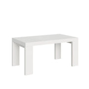 Tavolo allungabile 160/264x90 cm Roxell colore bianco frassino