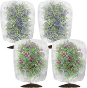 Rete di Protezione per Piante - Rete per Insetti - Rete per Giardino - Tessuto Fine con Cinturino - Pacchetto da 4 - 1 x 1,5 m - Rete per Piante - Rete per Insetti - Rete per Fiori per Piante - Vegetali - Fiori