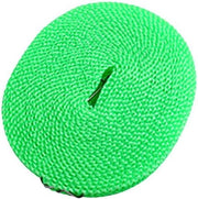 Linea da stendibiancheria a rete anti-slit 5m impermeabile con chiusura a ventosa, per lavanderia esterna, verde