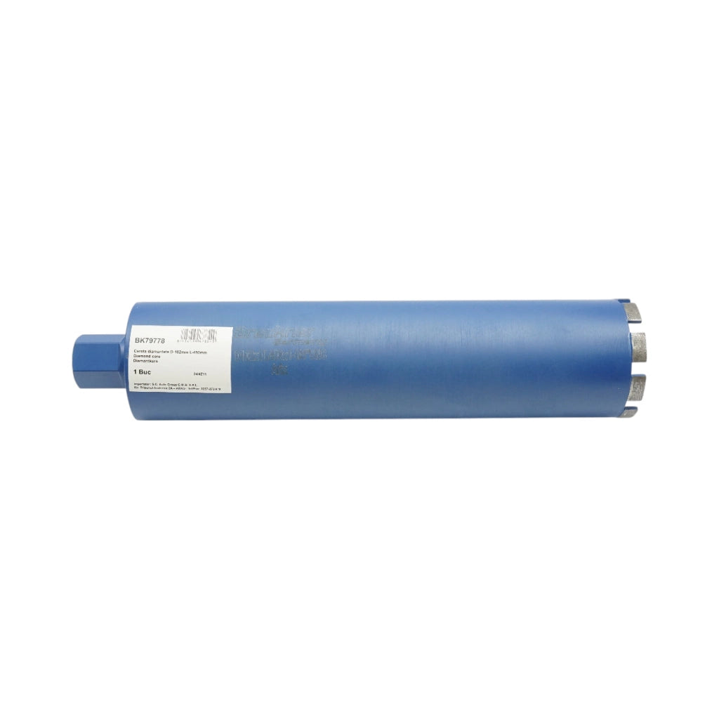 Corona diamantata 102x450mm con filettatura interna 1-1/4 UNC, foratura a umido per calcestruzzo, mattoni Breckner Germany