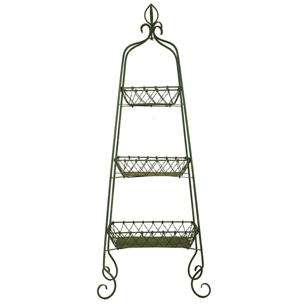 Scaffalatura metallica verde 76,8x47,5x195h