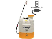 POMPA A ZAINO A BATTERIA PIOMBO 12V LT.16  cm.38x18,5x52h.    IL CAMPO