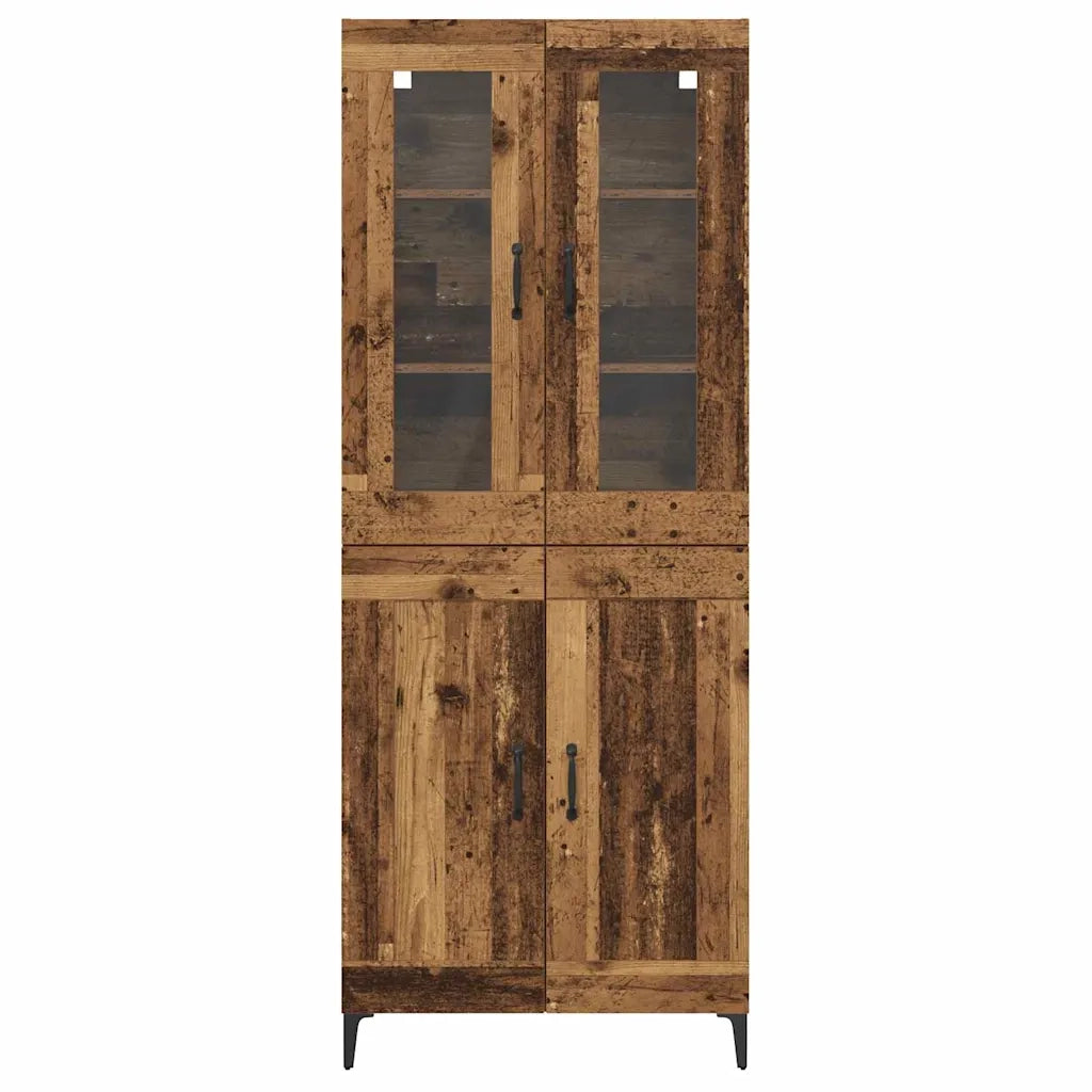 Credenza-Buffet-Armadio da cucina Legno vecchio 69,5 x 34 x 180 cm Legno multistrato 279142