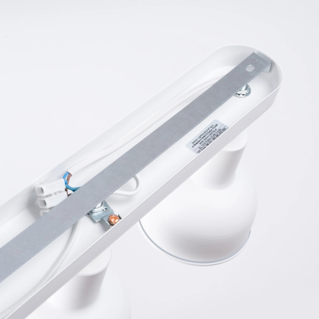 Spot soffitto triplo minimal bianco 3xE27 Pure Lume