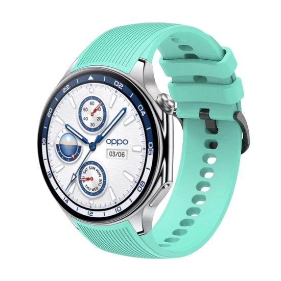 Cinturino orologio - Cinturino in silicone - Comodo e respirabile - Cinturino di riserva - Adatto per OnePlus Watch 2 - Leggero e resistente