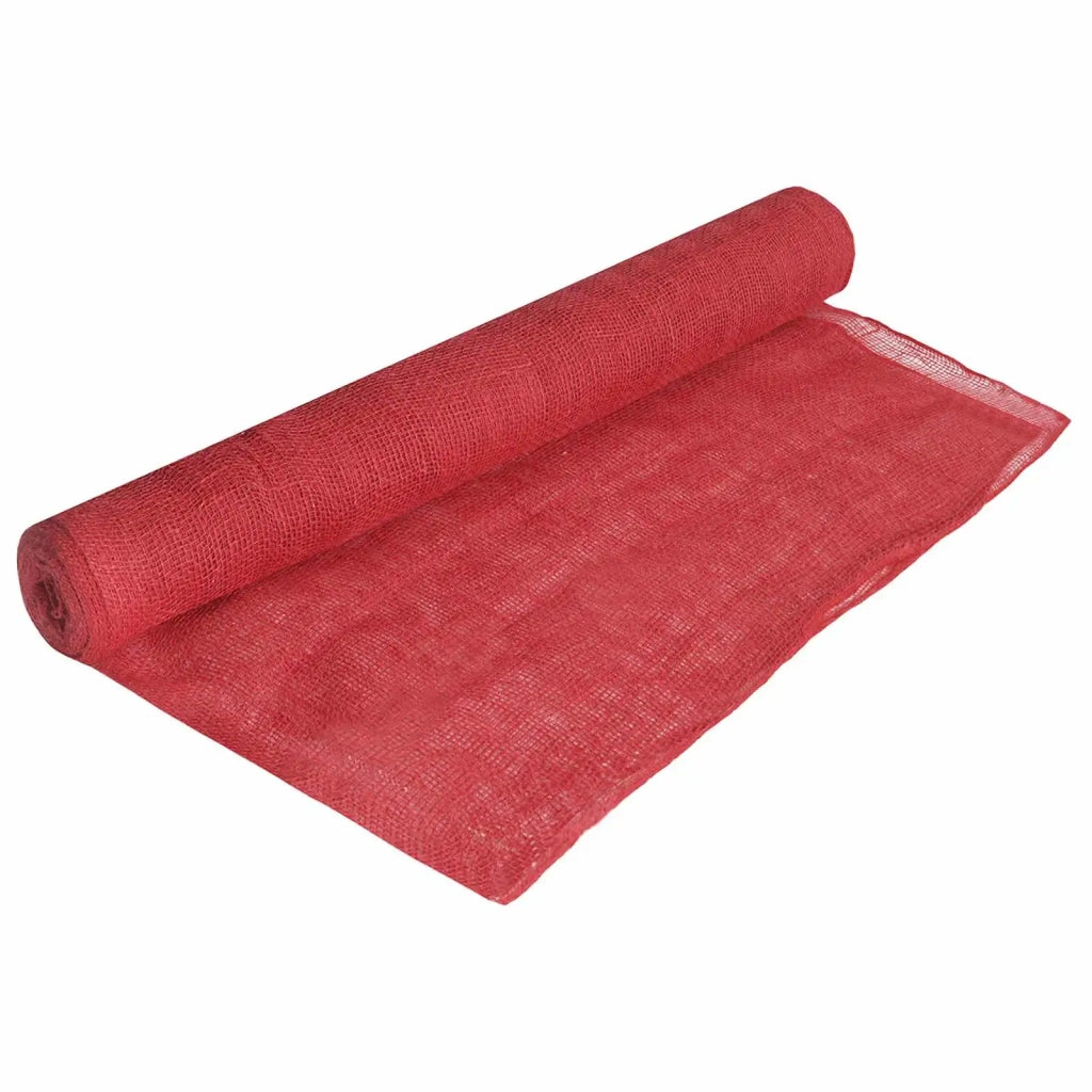 Rotolo di Juta 160 x 1000 cm Rosso 42012177