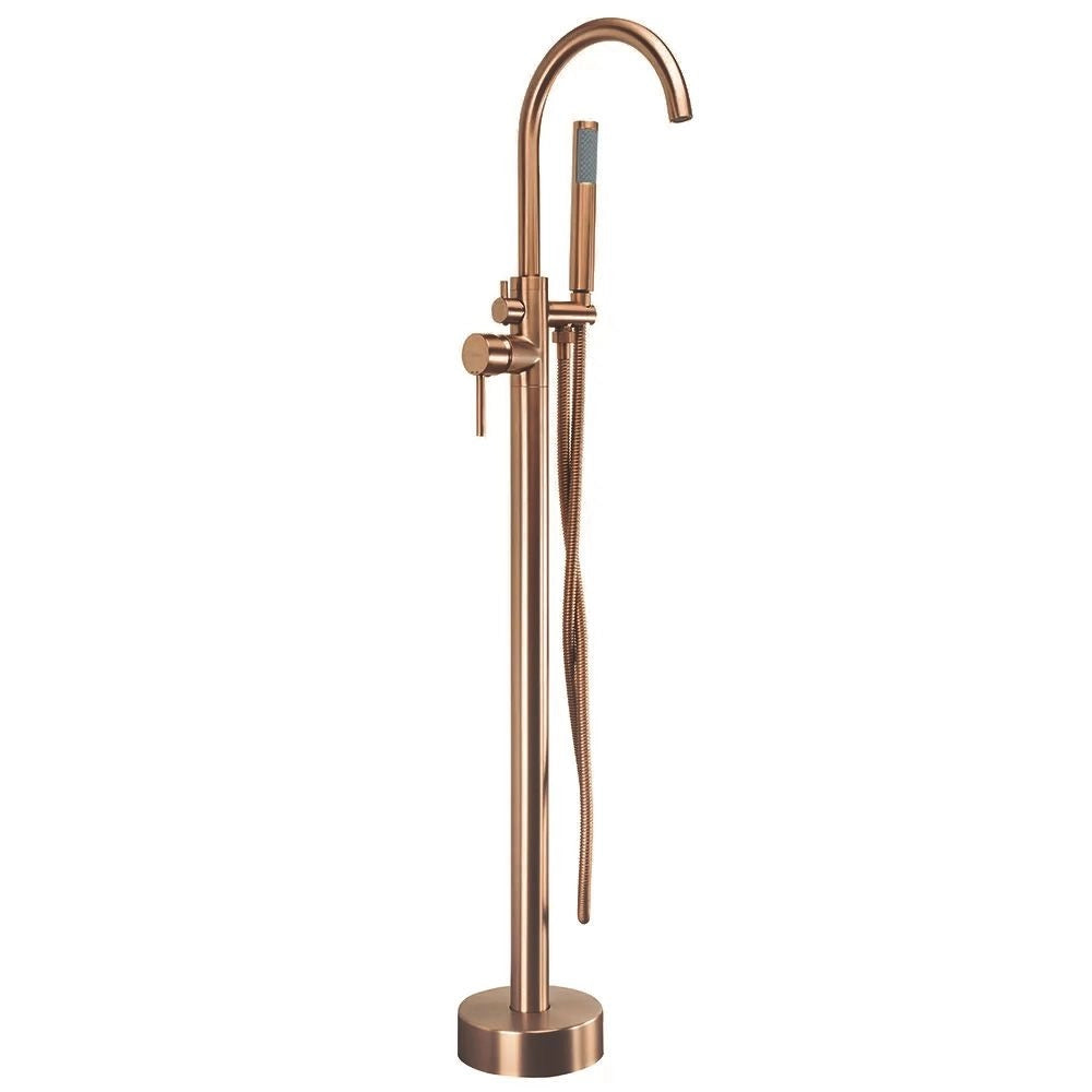 Rubinetto Indipendente Rea Lungo Brush Copper