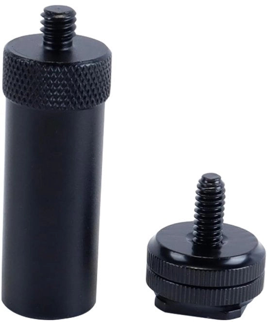 Adattatore per Stativo - Colonna di Estensione a Viti a Doppio Senso - Accessori Fotografici - Lega di Alluminio - Dimensioni 7 cm - Stativo per Fotocamera