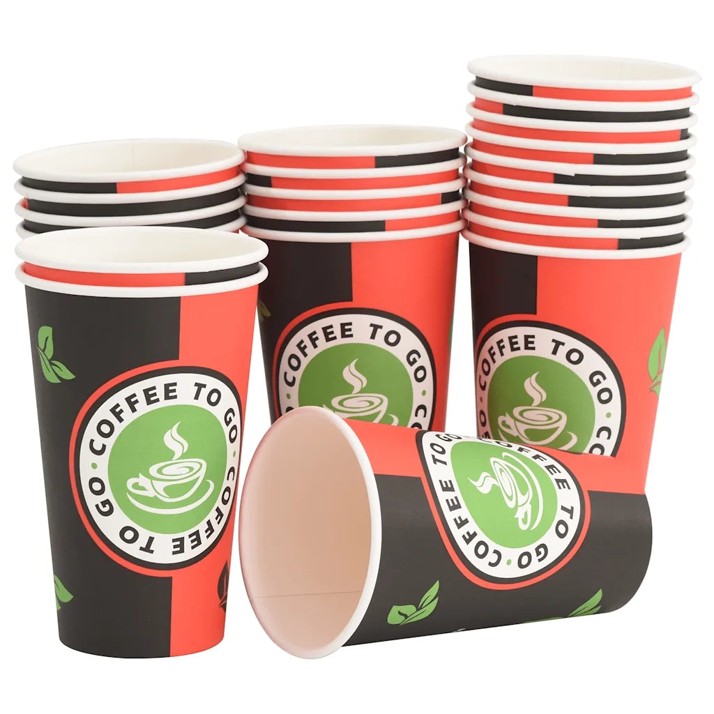Tazze da Caff¨¨ in Carta con Coperchi 1000 pz 16oz 400 ml CFW5747300