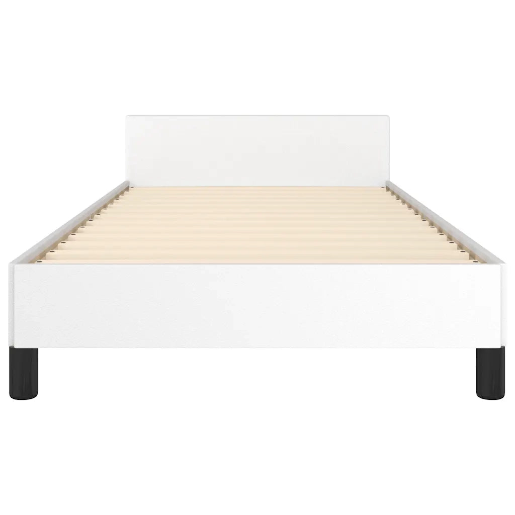 Giroletto con Testiera senza Materasso Bianco 90x200 cm 347478
