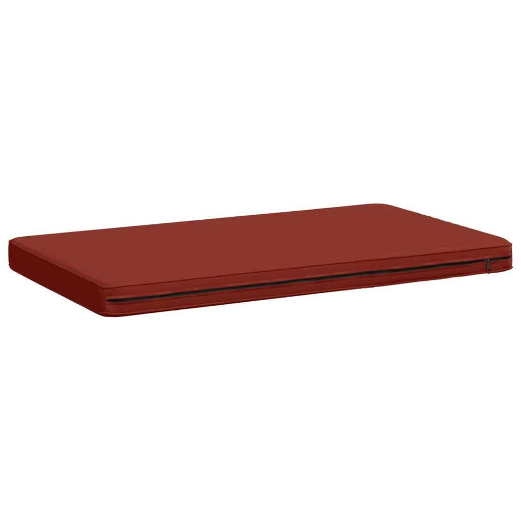 Cuscini per Panchina a 2 Pezzi VUGHT 2 pz 100% Poliestere Rosso 951707