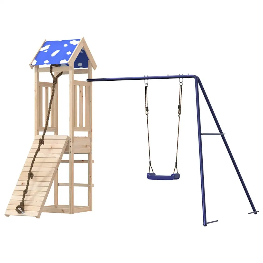 Set da Gioco da Esterno in Legno Massello di Pino 3278947