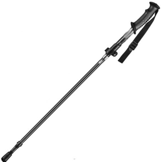 Wandstok ultraleggero pieghevole in lega d'alluminio, bastoncino da trekking professionale all'aperto, progettazione a 5 sezioni, antiscivolo, accessorio essenziale per l'arrampicata.