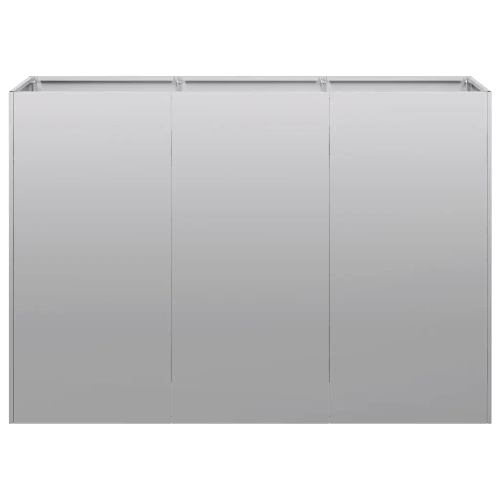 Fioriera 120x40x80 cm in Acciaio Zincato 860722
