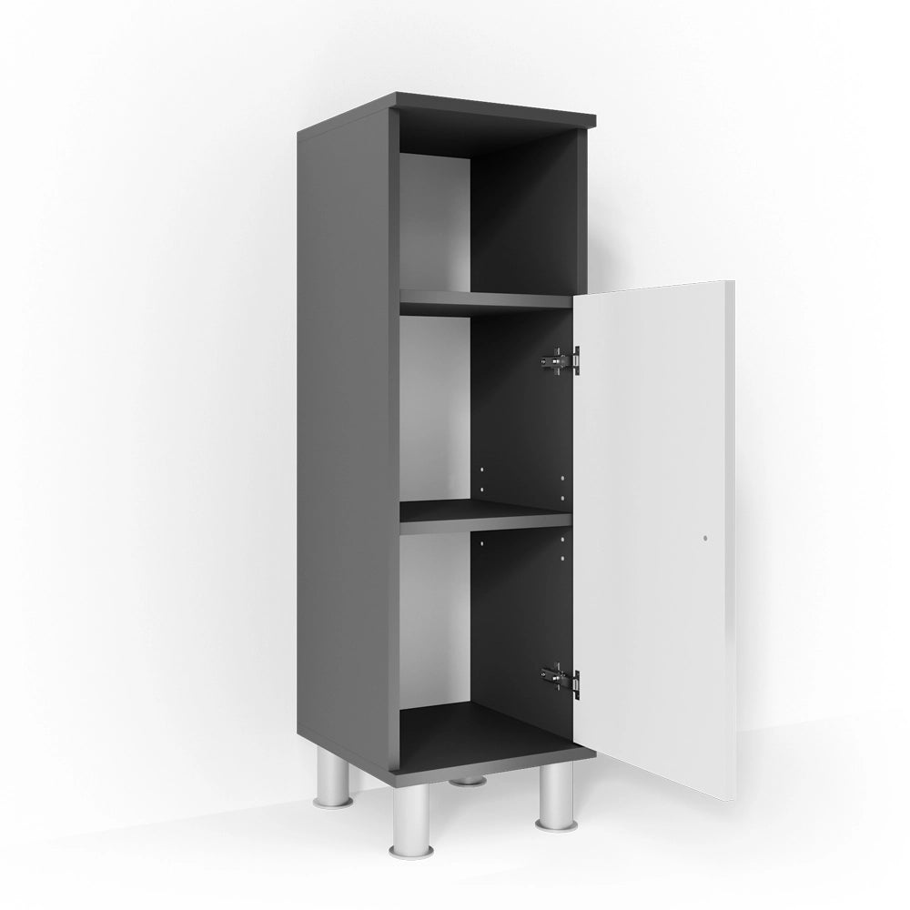 Mobiletto bagno Fynn Antracite 30 x 95 cm Vicco