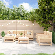 Set Salotto da Giardino 7 pz in Legno Massello di Pino 3186242